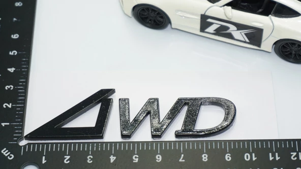 DK Tuning 4WD Bagaj 3M Siyah ABS Yazı Logo Hyundai İle Uyumlu - 2