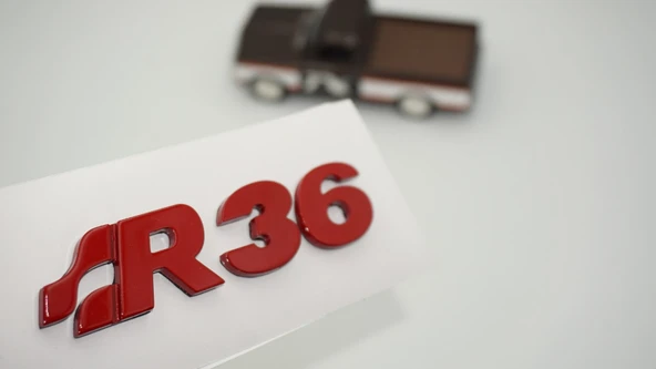 DK Tuning Volkswagen Passat R36 Kırmızı Bagaj Yazı Arma ürün görseli