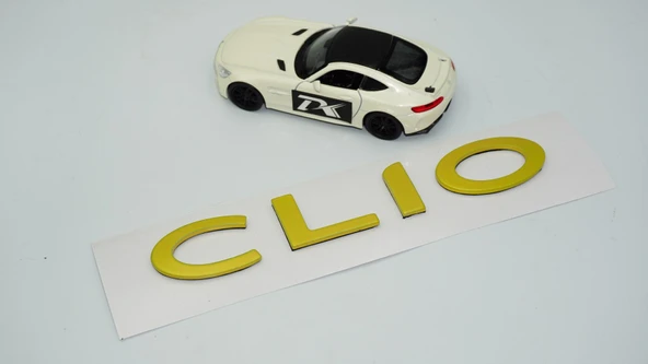 DK Tuning Clio MK4 Bagaj Gold Yazı Logo Arma Renault ile Uyumlu - 3