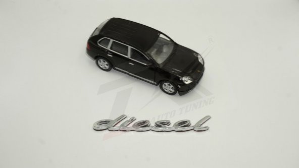 Porsche Diesel Krom ABS 3M 3D Çamurluk Yanı Yazı Logo Orjinal Ürü - 2