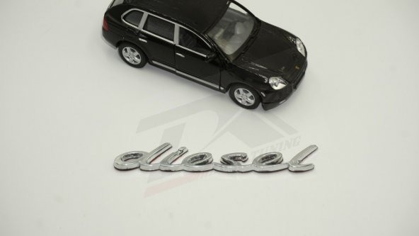 Porsche Diesel Krom ABS 3M 3D Çamurluk Yanı Yazı Logo Orjinal Ürü - 4