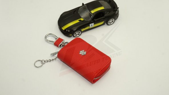 Suzuki Logo Orjinal Deri Çanta Anahtarlık New Style - Resim 2