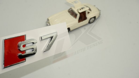 Audi S7 Bagaj Krom ABS 3M 3D Yazı Logo Amblem Orjinal ürün