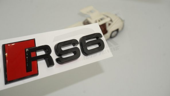 Audi RS6 Bagaj Krom ABS 3M 3D Yazı Logo Amblem Orjinal ürün - 2