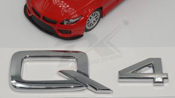 Audi Q4 Bagaj Krom 3M Yazı Logo Orjinal Ürün - 5