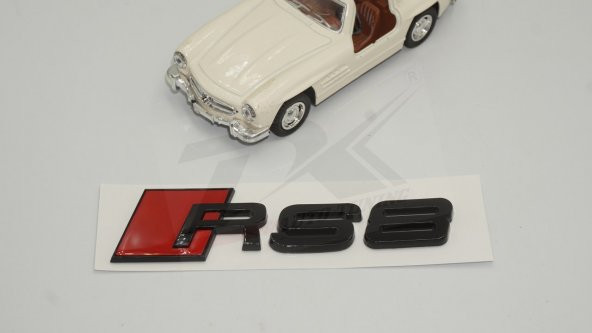 Audi RS8 Bagaj Krom ABS 3M 3D Yazı Logo Amblem Orjinal ürün - 4