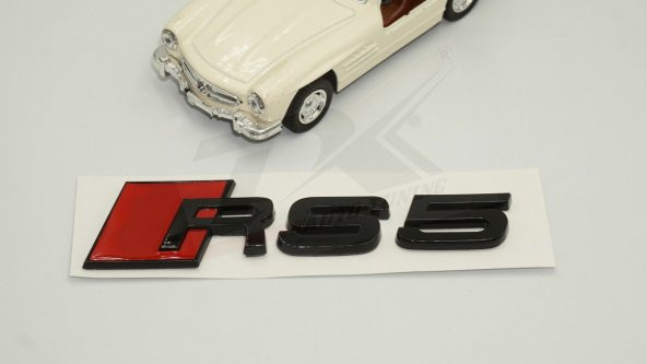 Audi RS5 Bagaj Krom ABS 3M 3D Yazı Logo Amblem Orjinal ürün - Resim 4