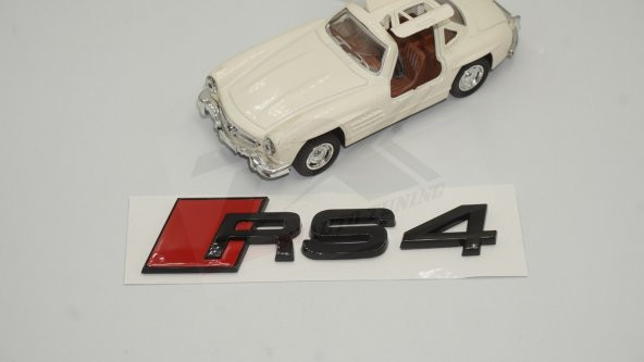 Audi RS4 Bagaj Krom ABS 3M 3D Yazı Logo Amblem Orjinal ürün - 4