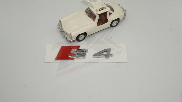 Audi S4 Bagaj Krom ABS 3M 3D Yazı Logo Amblem Orjinal ürün - 3