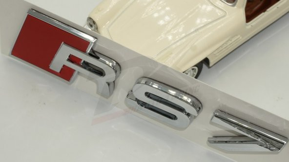 Audi RS7 Bagaj Krom ABS 3M 3D Yazı Logo Amblem Orjinal ürün - 5