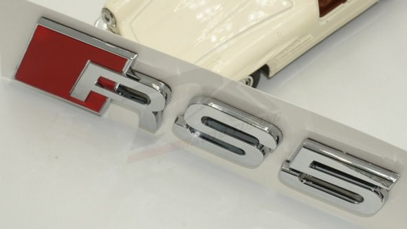 Audi RS5 Bagaj Krom ABS 3M 3D Yazı Logo Amblem Orjinal ürün - Resim 5