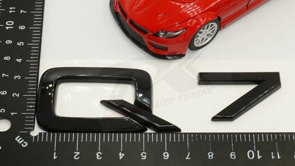 Audi Q7 Bagaj Krom 3M Yazı Logo Orjinal Ürün - 7