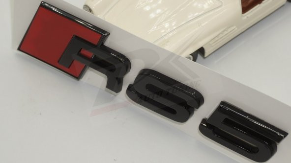 Audi RS5 Bagaj Krom ABS 3M 3D Yazı Logo Amblem Orjinal ürün - Resim 6