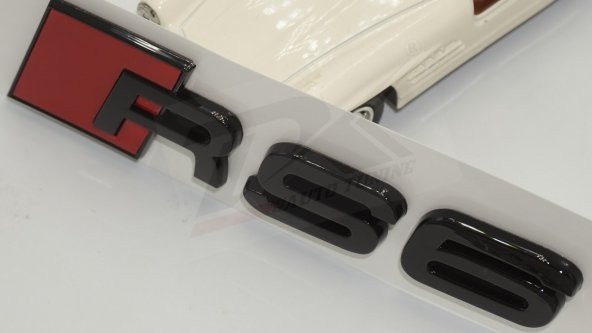 Audi RS6 Bagaj Krom ABS 3M 3D Yazı Logo Amblem Orjinal ürün - 6