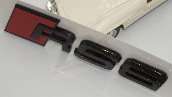 Audi RS8 Bagaj Krom ABS 3M 3D Yazı Logo Amblem Orjinal ürün - 6