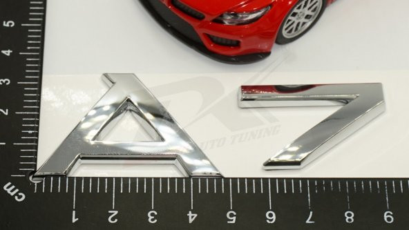 Audi A7 Bagaj Krom 3M Yazı Logo Orjinal Ürün - 7