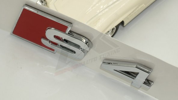 Audi S4 Bagaj Krom ABS 3M 3D Yazı Logo Amblem Orjinal ürün - 5