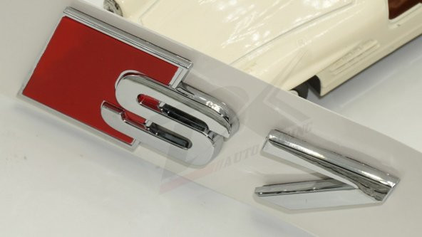 Audi S7 Bagaj Krom ABS 3M 3D Yazı Logo Amblem Orjinal ürün - 5