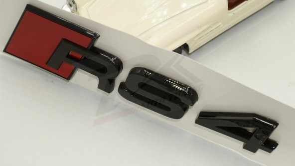 Audi RS4 Bagaj Krom ABS 3M 3D Yazı Logo Amblem Orjinal ürün - 6