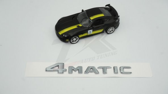 4 Matic Bagaj Krom ABS 3M 3D Yazı Logo Orjinal Ürün - 2