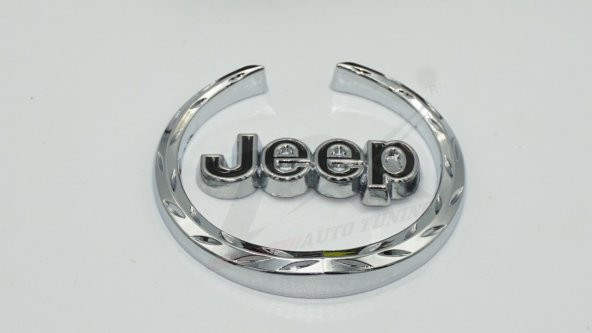 Jeep Buğday Kulakları Krom Metal 3M 3D Logo OEM Ürün - 4