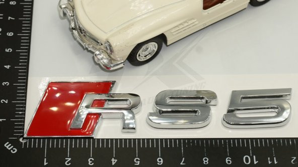 Audi RS5 Bagaj Krom ABS 3M 3D Yazı Logo Amblem Orjinal ürün - Resim 7