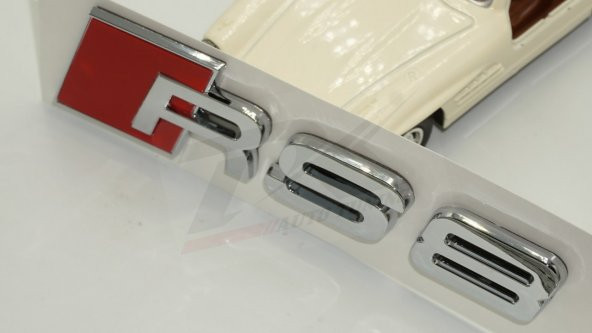 Audi RS8 Bagaj Krom ABS 3M 3D Yazı Logo Amblem Orjinal ürün - 7