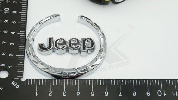 Jeep Buğday Kulakları Krom Metal 3M 3D Logo OEM Ürün - 5