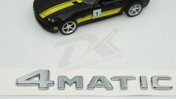 4 Matic Bagaj Krom ABS 3M 3D Yazı Logo Orjinal Ürün - 3