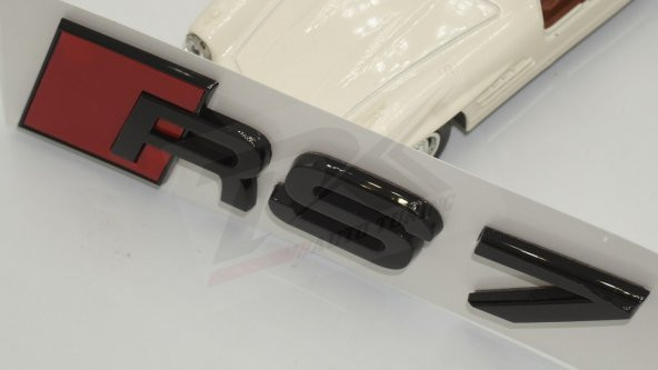 Audi RS7 Bagaj Krom ABS 3M 3D Yazı Logo Amblem Orjinal ürün - 9