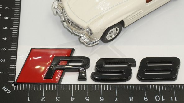 Audi RS8 Bagaj Krom ABS 3M 3D Yazı Logo Amblem Orjinal ürün - 8