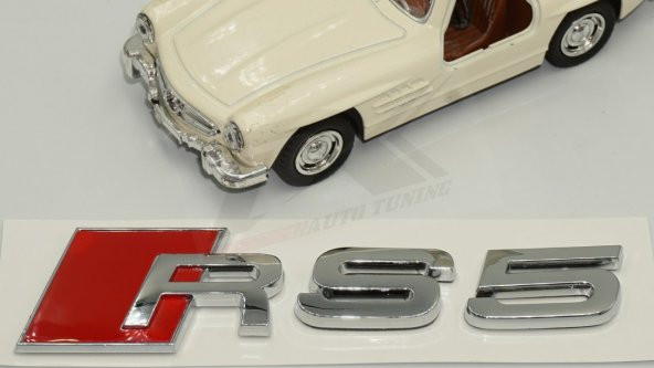 Audi RS5 Bagaj Krom ABS 3M 3D Yazı Logo Amblem Orjinal ürün - Resim 9