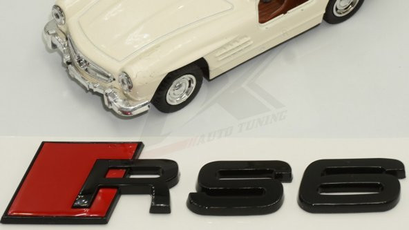 Audi RS6 Bagaj Krom ABS 3M 3D Yazı Logo Amblem Orjinal ürün - 9