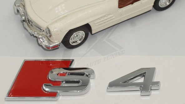 Audi S4 Bagaj Krom ABS 3M 3D Yazı Logo Amblem Orjinal ürün - 9