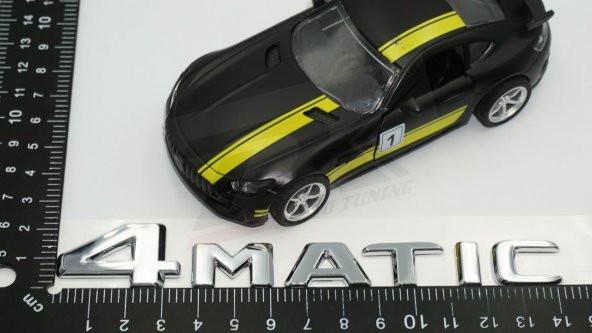 4 Matic Bagaj Krom ABS 3M 3D Yazı Logo Orjinal Ürün - 6