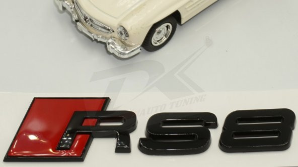 Audi RS8 Bagaj Krom ABS 3M 3D Yazı Logo Amblem Orjinal ürün - 10