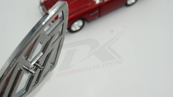 Maybach Arka Yan Sütun Yazı Amblem Rozeti Seti - 7