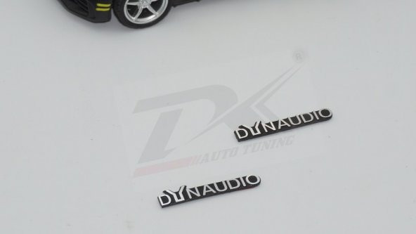 Dynaudio Logo Hoparlör Krom Metal 3M Logo Amblem 2 Li Set - 4