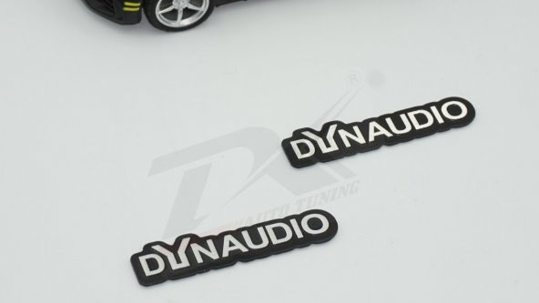 Dynaudio Logo Hoparlör Krom Metal 3M Logo Amblem 2 Li Set - 4