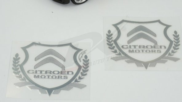 Citroen Motors Logo Kelebek Cam Buğday Başakları Logo 2Li Seti - 2