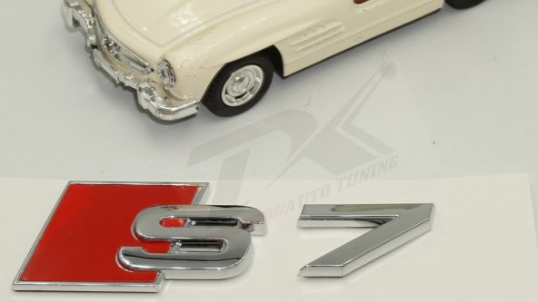 Audi S7 Bagaj Krom ABS 3M 3D Yazı Logo Amblem Orjinal ürün - 10