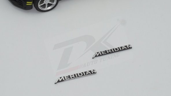 Meridian Logo Hoparlör Krom Metal 3M Logo Amblem 2 Li Set - 4
