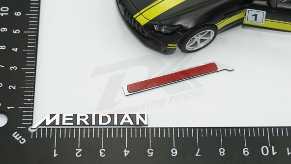 Meridian Logo Hoparlör Krom Metal 3M Logo Amblem 2 Li Set - Resim 5