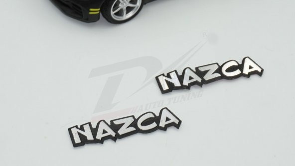 Nazca Hoparlör Krom Metal 3M Logo Amblem 2 Li Set - 3