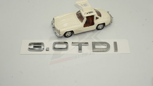 Audi 3.0 TDi B7 B8 B9 Krom ABS 3M 3D Bagaj Yazı Logo Orjinal Ürün - 2