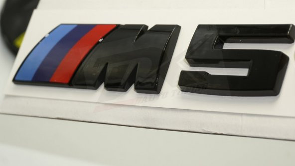 Bmw M5 Bagaj Krom ABS 3M 3D Yazı Logo Orjinal Ürün - Resim 2