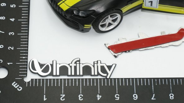 İnfinity Hoparlör Krom Metal 3M Logo Amblem 2 Li Set - 6