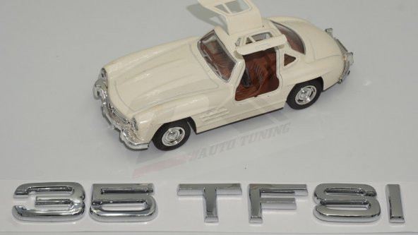Audi 35 TFSİ Krom ABS 3M 3D Bagaj Yazı Logo Orjinal Ürün - 5