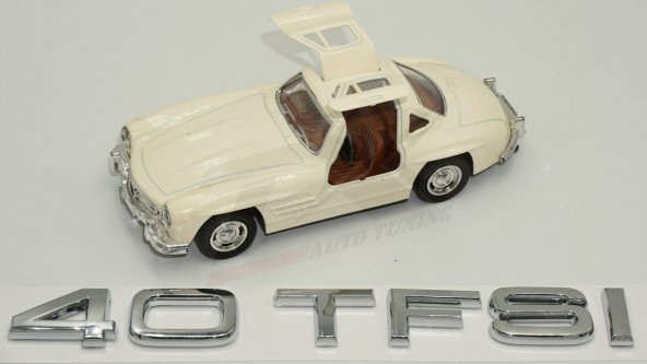 Audi 40 TFSİ Krom ABS 3M 3D Bagaj Yazı Logo Orjinal Ürün - Resim 5