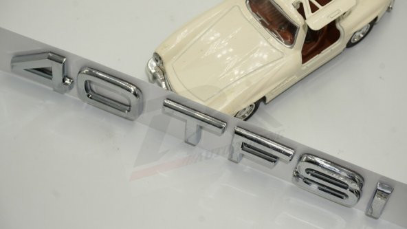Audi 40 TFSİ Krom ABS 3M 3D Bagaj Yazı Logo Orjinal Ürün - Resim 6